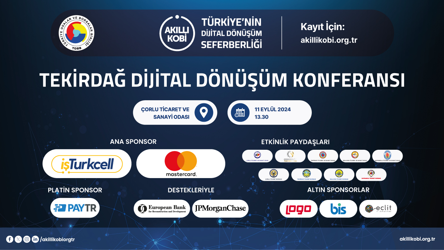 Tekirdağ Dijital Dönüşüm Konferansı Gerçekleşti!