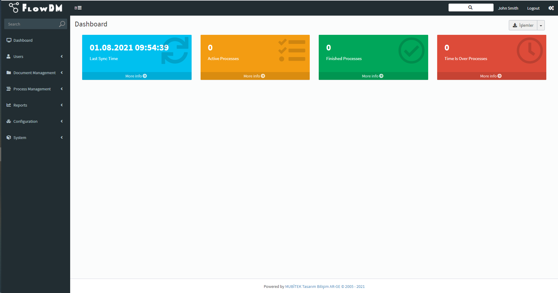 FLOW DM(Web Doküman ve Süreç Yönetim Sistemi)