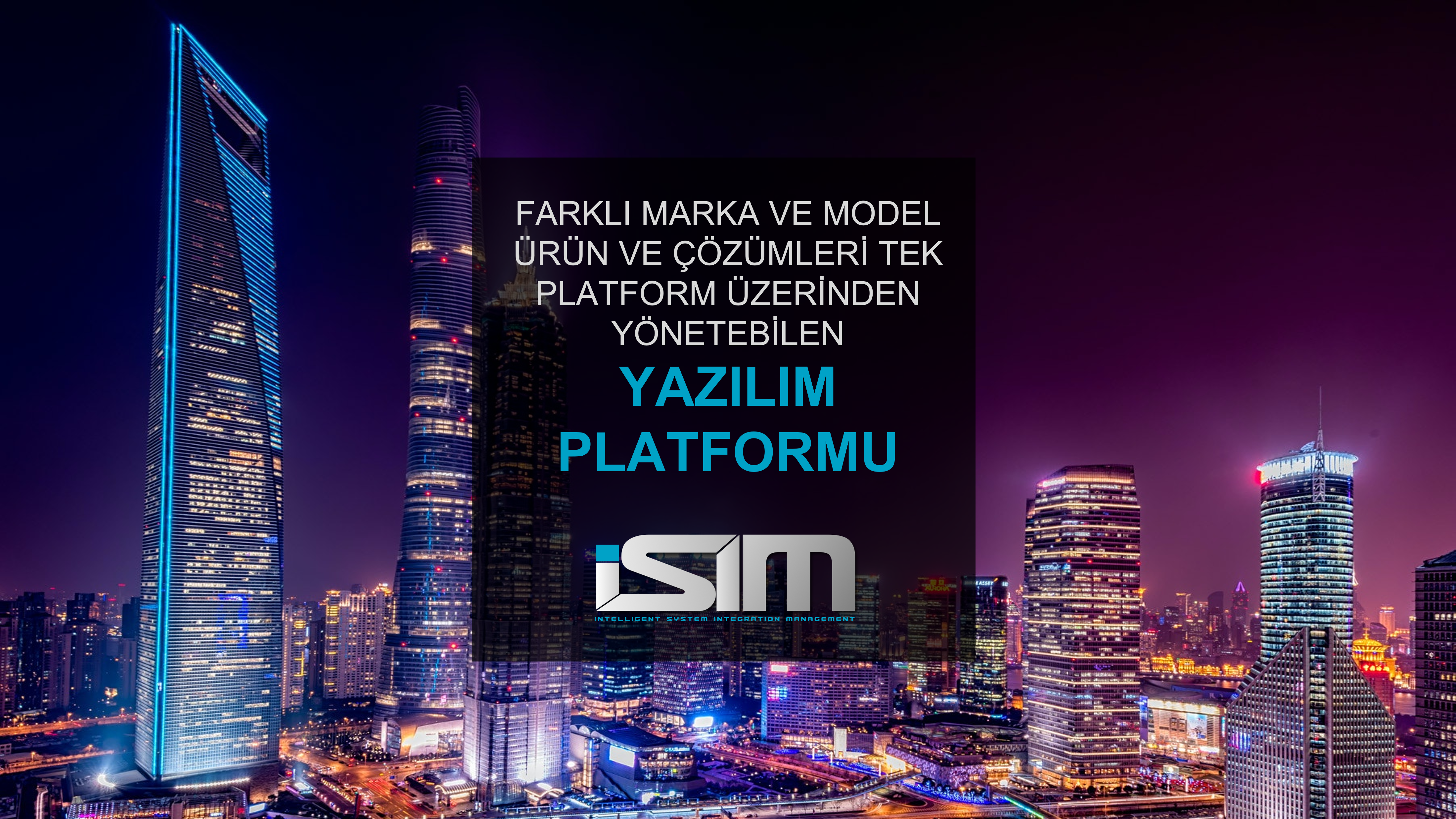 iSIM Akıllı Şehirler Yönetim Platformu