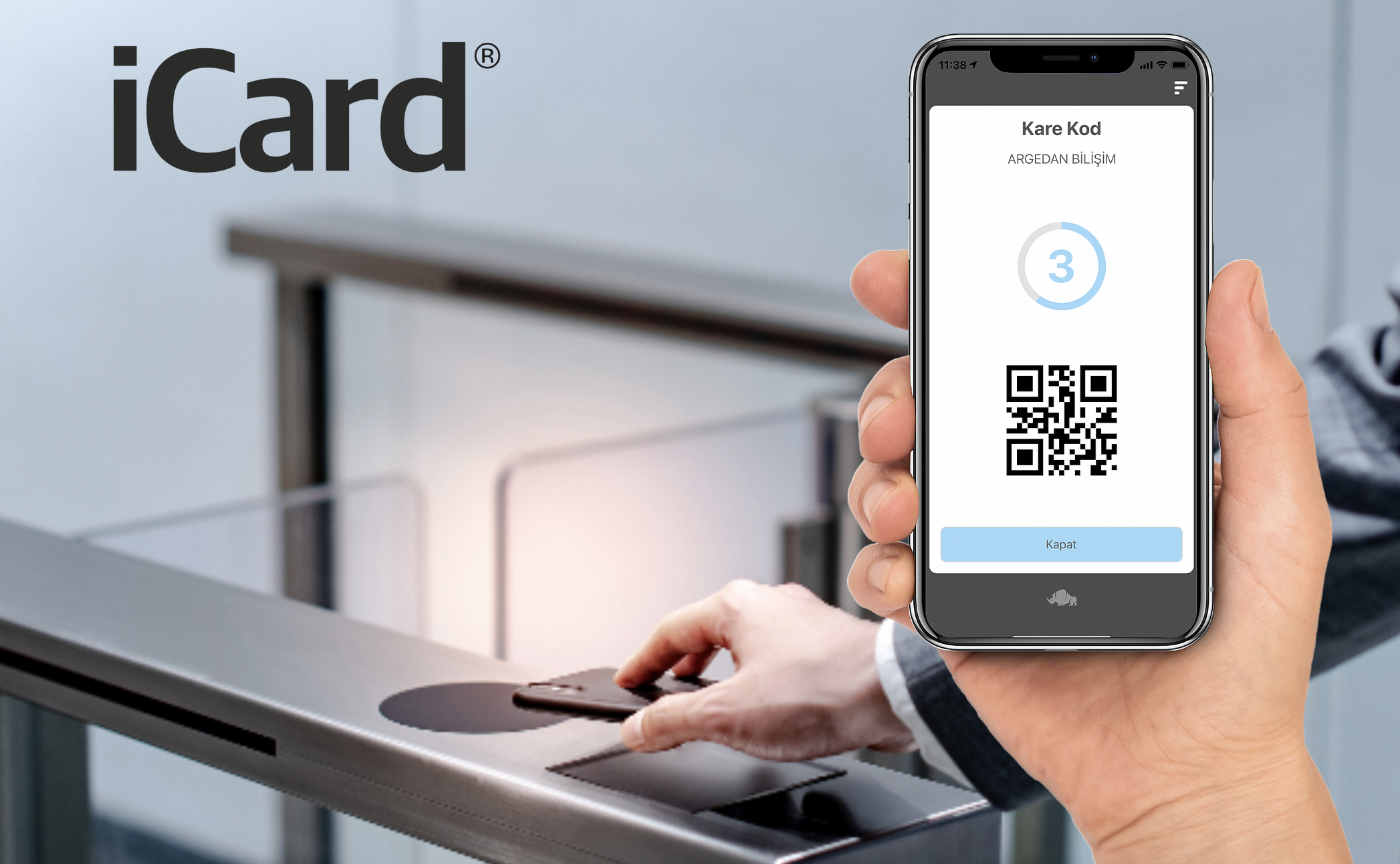 iCard. Mobil uygulama ile geçiş kontrol ve ön ödeme takip sistemi