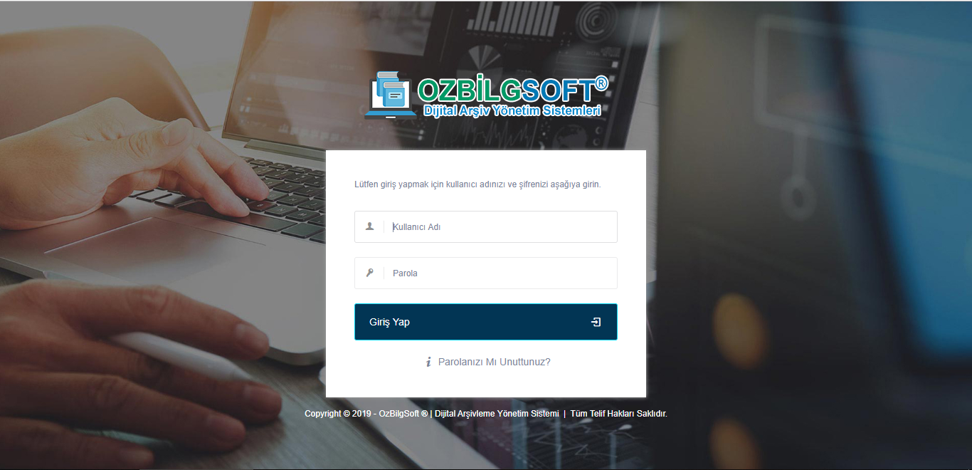 OzBilgSoft Dijital Arşiv Yönetim Sistemi