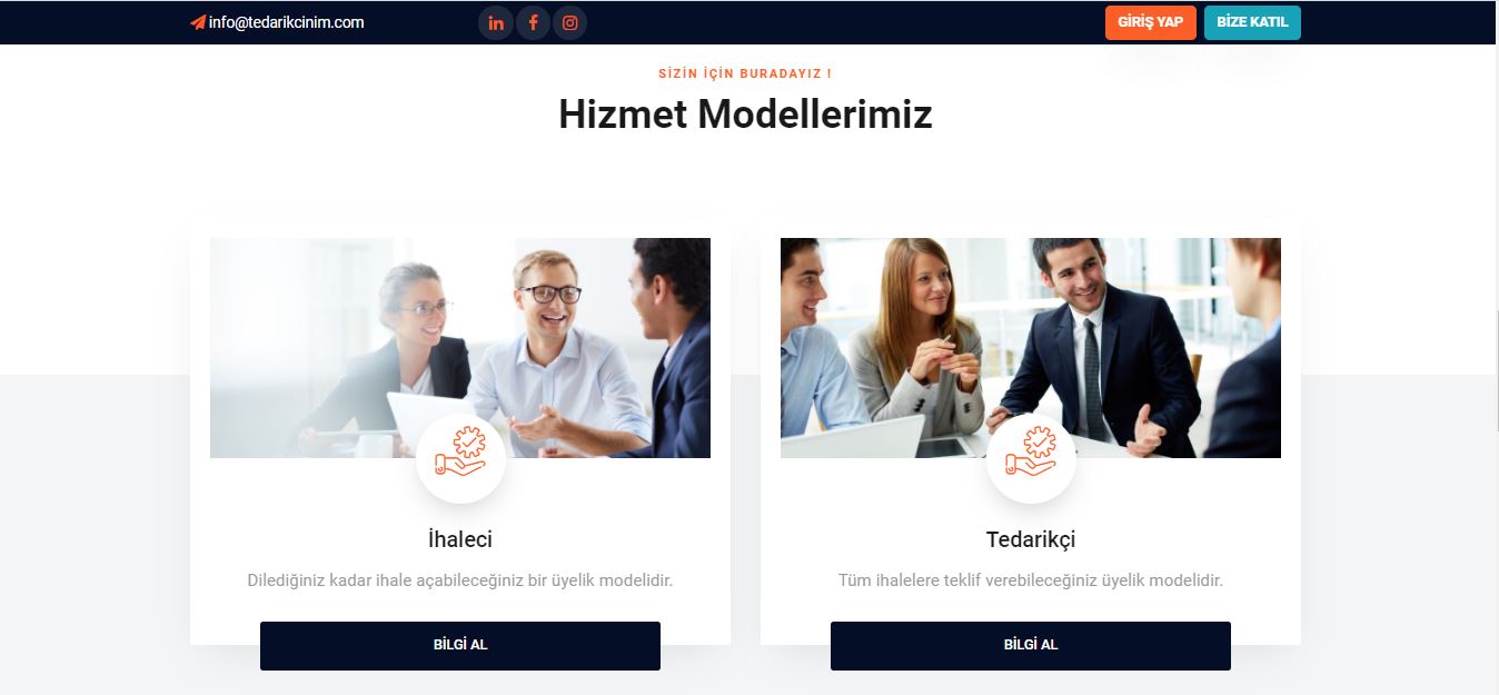 Tedarikçinim Bilişim Hizmetleri