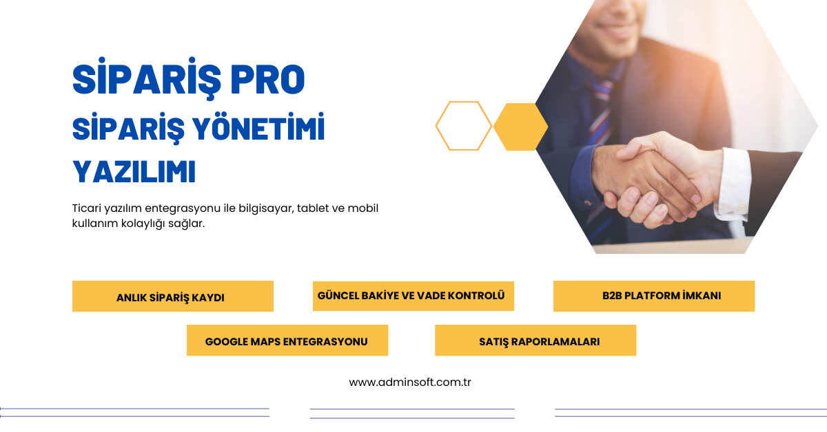 Sipariş Pro Saha Satış ve Sipariş Yazılımı