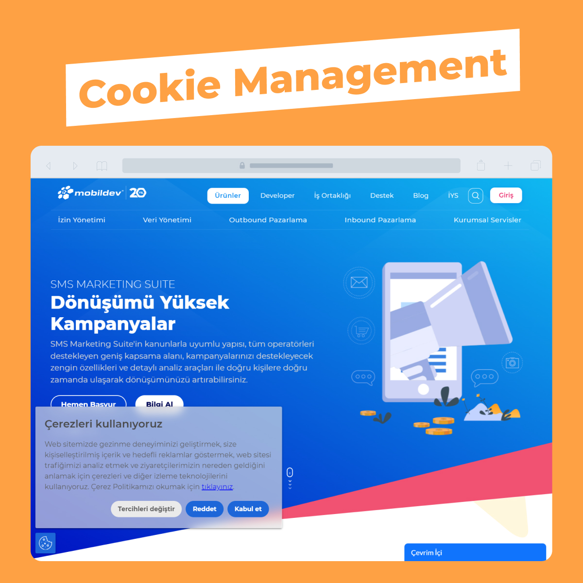 Cookie Management (Çerez Yönetim Servisi)